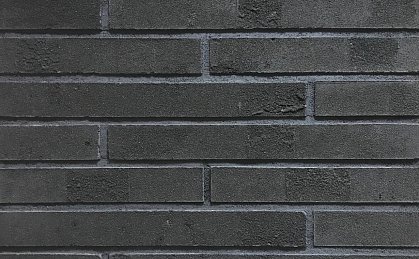 Ригельный кирпич Real Brick 490 мм графитовый 0,5 пф