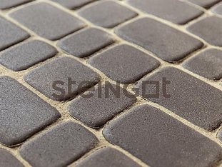 Тротуарная плитка Steingot Классика Темно-коричневая.