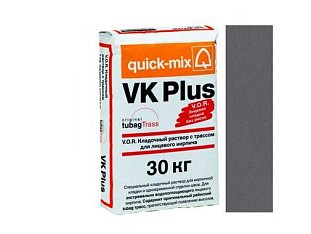 V.O.R. VK Plus Кладочный раствор для лицевого кирпича E антрацитово-серый 72105.