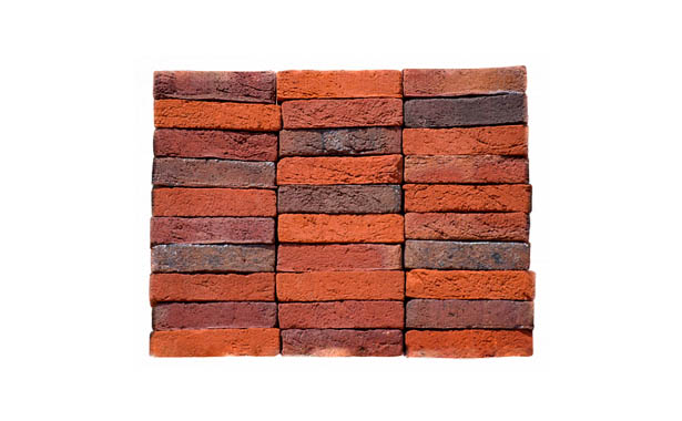 Фасадная плитка из кирпича Vogelensangh Steenfabriek, Antigoon 3/5–6–6RB sintered with hints of orangey red