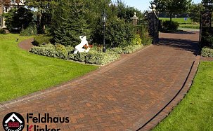 Тротуарная плитка, клинкерная брусчатка Feldhaus Klinker P403KF 200x100x45 - Фото 27