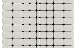 Тротуарная плитка Классико, Белый, h=60 мм - Фото 