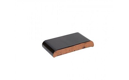 Парапетная плитка ZG Clinker, цвет темно-коричневый, размер КР20, 190x110x25