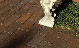 Тротуарная плитка, клинкерная брусчатка Feldhaus Klinker P403KF 200x100x45 - Фото 70