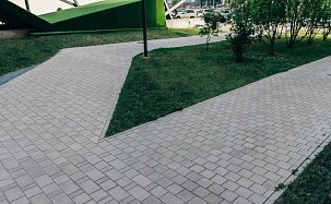 Тротуарная плитка Браер Старый город "Ландхаус", Белый, h=60 мм - Фото 6
