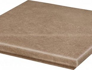Mattone Sabbia Brown ступень угловая с капиносом 33x33.