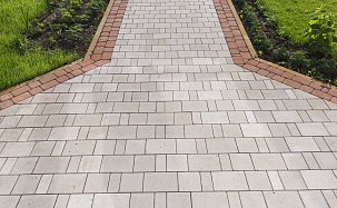 Тротуарная плитка Браер Старый город "Ландхаус", Белый, h=60 мм - Фото 7