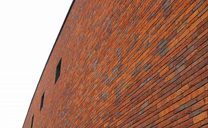 Фасадная плитка из кирпича Vogelensangh Steenfabriek Antigoon 3/5 orange red purple sintered - Фото 52