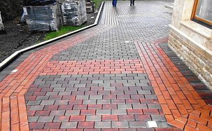 Тротуарная плитка клинкерная брусчатка Feldhaus Klinker P241DF 240x118x52 - Фото 1
