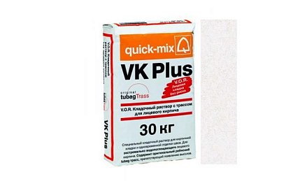 V.O.R. VK Plus Кладочный раствор для лицевого кирпича A алебастрово-белый 72101