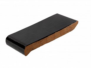Подоконник ZG Clinker, цвет темно-коричневый, размер ОК23, 230х110х25.