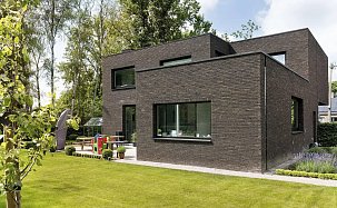 Фасадная плитка из кирпича Nelissen Zwart Mangaan - Фото 