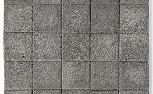 Тротуарная плитка Лувр, Гранит серый, h=60 мм - Фото 