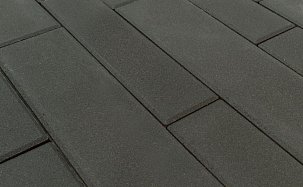 Тротуарная плитка Браер Домино, Серый, h=60 мм - Фото 
