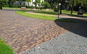 Тротуарная плитка клинкерная брусчатка Feldhaus Klinker P248KF 200x100x45 - Фото 14