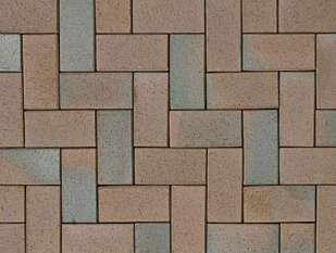 Тротуарная плитка | Тротуарный кирпич ABC-Klinkergruppe Kiel-Heidebunt, 200х100х20 мм.