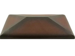 Керамический колпак на забор ZG Clinker, цвет ольха, CP, размер 300х425.