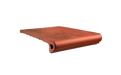 Клинкерная ступень-флорентинер Gres Aragon Antic Cuero, 330x325x18(53) мм