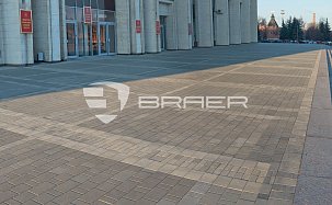 Тротуарная плитка Старый город "Венусбергер", Серый, h=60 мм - Фото 