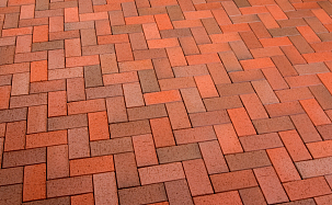 Тротуарная плитка, клинкерная брусчатка Feldhaus Klinker P403KF 200x100x45 - Фото 37