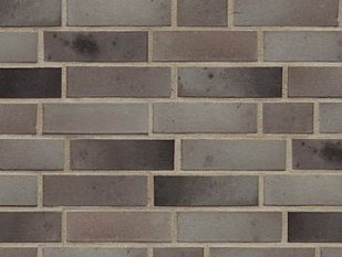 Фасадный кирпич ABC Klinkergruppe Discovery antrazit-grau gedämpft, FU6654.