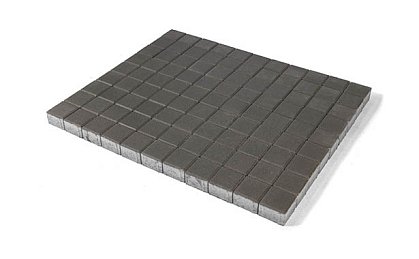 Тротуарная плитка Лувр, Серый, h=60 мм