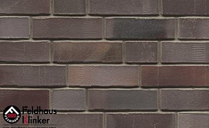 Облицовочный клинкерный кирпич Feldhaus klinker K704NF accudo cerasi ferrum - Фото 