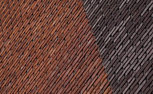 Фасадная плитка из кирпича Vogelensangh Steenfabriek, Antigoon 4–4/5 dark orange with hints of medium red - Фото 12