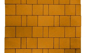 Тротуарная плитка Старый город "Ландхаус", Оранжевый, h=60 мм - Фото 