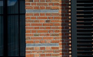 Фасадная плитка из кирпича Vogelensangh Steenfabriek, Canne 7/8 Bronze green sintered - Фото 