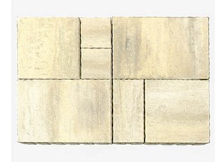 Тротуарная плитка «Патио» Песчаник, h=60 мм.