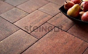 Тротуарная плитка Steingot Бавария Терракота - Фото 