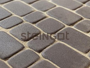 Тротуарная плитка Steingot Классика Темно-коричневая.