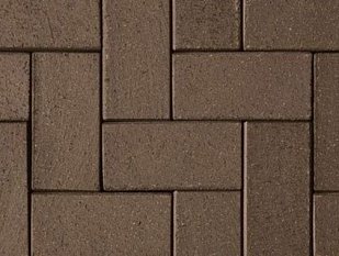 Тротуарная плитка | Тротуарный кирпич ABC-Klinkergruppe Schwarz Braun, 200х100х20 мм.