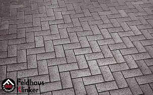 Тротуарная плитка, клинкерная брусчатка Feldhaus Klinker P609KF 200x100x45 - Фото 5