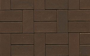 Клинкер тротуарный коричневый "Мюнхен" классик - Фото 