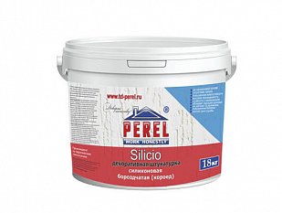 Силиконовая декоративная штукатурка Perel Silicio Короед.