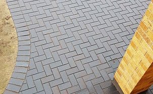 Тротуарная плитка, клинкерная брусчатка Feldhaus Klinker P609KF 200x100x45 - Фото 17