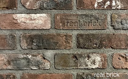 Кирпич Real Brick античная глина бордовый 0.5 пф