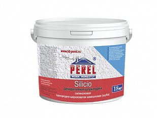 Силиконовая декоративная штукатурка Perel Silicio Шуба.
