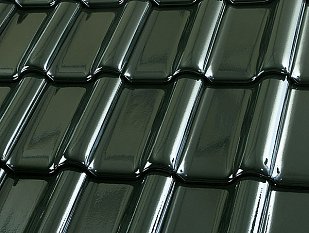 Керамическая черепица Roben FLANDERNplus Basalt (Базальт), 456х299 мм.