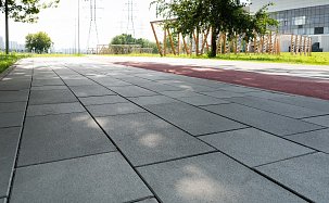 Тротуарная плитка Сити, серый, h=80 мм - Фото 3