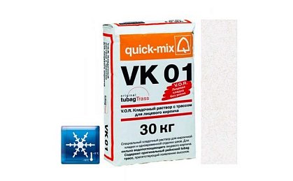 V.O.R. VK 01 Зимний Кладочный раствор для лицевого кирпича A алебастрово-белый 72181