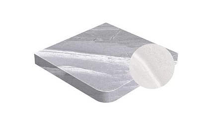 Угловая ступень-флорентинер Gres Aragon Tibet Blanco, 330x330x14(36) мм