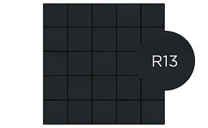 Плитка Gres Aragon Quarry Black, противоскользящая, 150x150x12 мм - Фото 