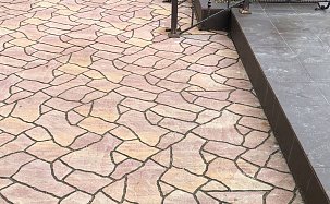 Тротуарная плитка Сан Тропе, Color Mix "Каньон", h=70 мм - Фото 