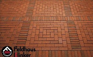 Тротуарная плитка, клинкерная брусчатка Feldhaus Klinker P402KDF - Фото 4