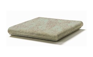 Клинкерная угловая ступень-флорентинер Gres Aragon Stone Beige, 330x330x18(53) мм - Фото 