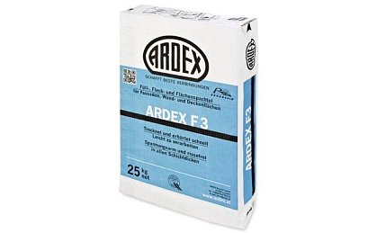 Шпаклевка цементная ARDEX F3 25 кг