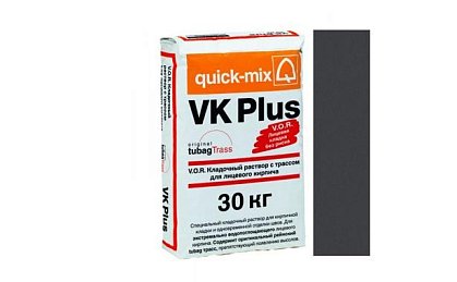 V.O.R. VK Plus Кладочный раствор для лицевого кирпича H графитово-чёрный 72108